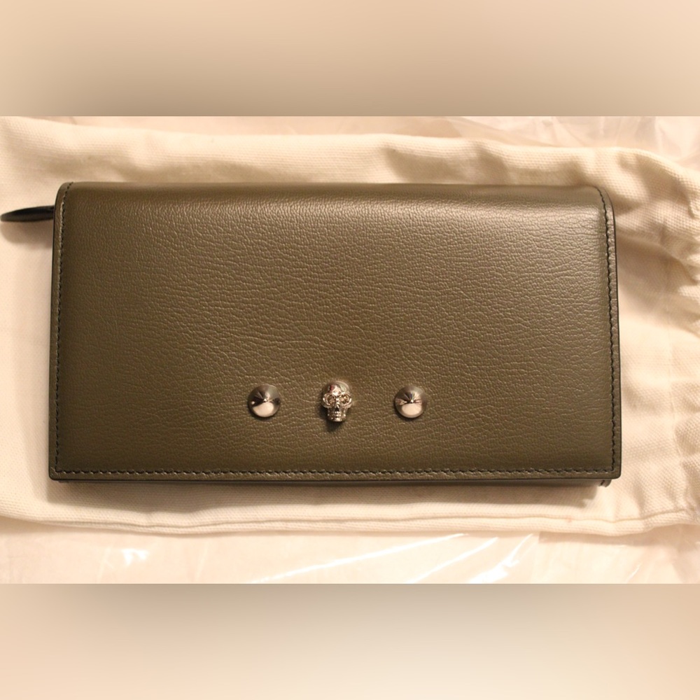 Button snap Alexander McQueen wallet